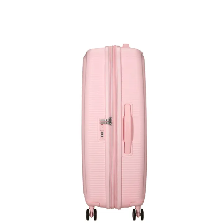 Reistrolleys|Reiskoffers>American Tourister Soundbox Spinner 77/28 TSA Expandable pastel pink
