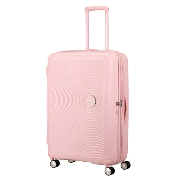 Reistrolleys|Reiskoffers>American Tourister Soundbox Spinner 77/28 TSA Expandable pastel pink