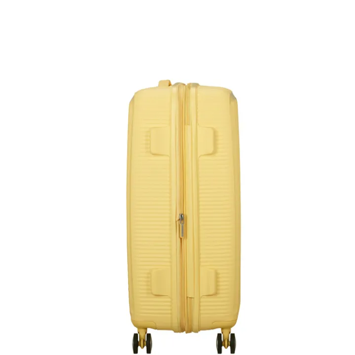 Reistrolleys|Reiskoffers>American Tourister Soundbox Spinner 67/24 TSA Expandable pastel yellow