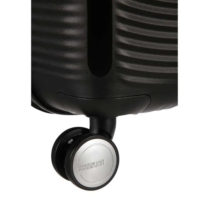 Transavia Trolleys|Ryanair Trolleys>American Tourister Soundbox Spinner 55 Expandable bass black