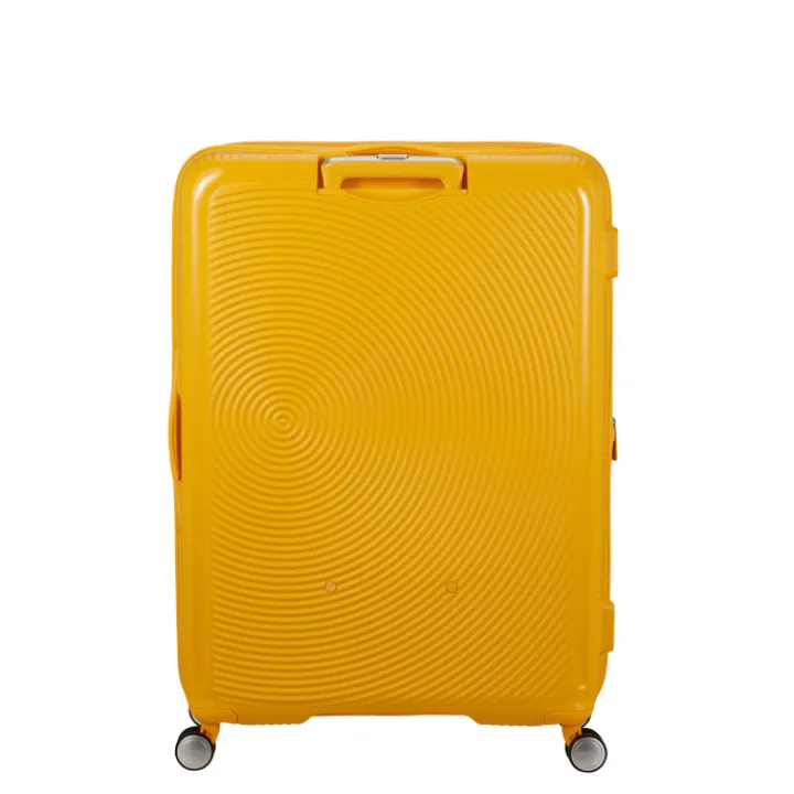 Reistrolleys|Reiskoffers>American Tourister Soundbox Spinner 80/30 TSA Expandable golden yellow