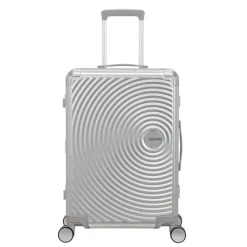 Reistrolleys|Reiskoffers>American Tourister Soundbox Alu Spinner 68/25 TSA silver