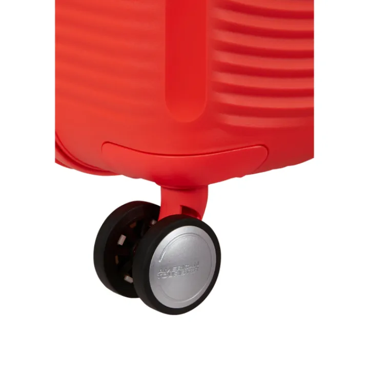 Reistrolleys|Reiskoffers>American Tourister Soundbox Spinner 67/24 TSA Expandable neon orange