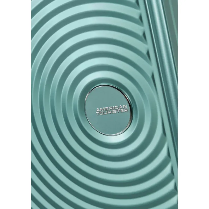 Reistrolleys|Reiskoffers>American Tourister Soundbox Aluminium Spinner 68 cm Expandable dusty turquoise