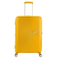 Reistrolleys|Reiskoffers>American Tourister Soundbox Spinner 67 Expandable golden yellow
