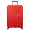 Reistrolleys|Reiskoffers>American Tourister Soundbox Spinner 77/28 TSA Expandable neon orange
