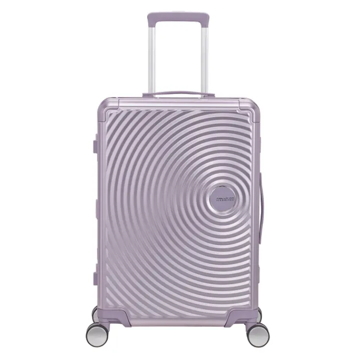 Reistrolleys|Reiskoffers>American Tourister Soundbox Aluminium Spinner 68 cm Expandable stormy lilac