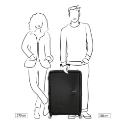 Reistrolleys|Reiskoffers>American Tourister Soundbox Spinner 80/30 TSA Expandable bass black