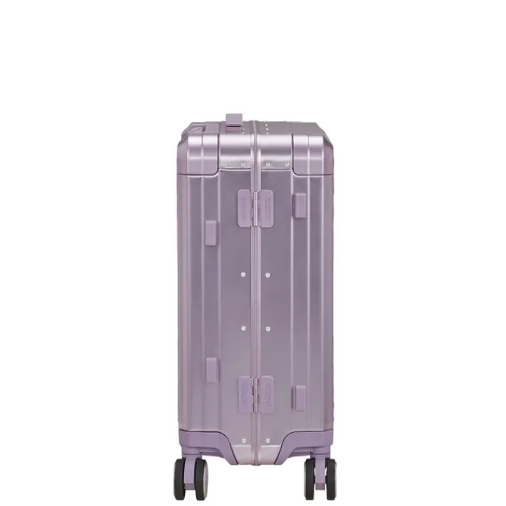 Transavia Trolleys|Handbagage Trolleys>American Tourister Soundbox Aluminium Spinner 55 Expandable stormy lilac