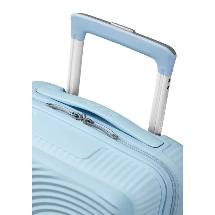 Kindertrolleys|Kinderkoffers>American Tourister Soundbox Mini Spinner 47/16 pastel blue