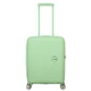Transavia Trolleys|Ryanair Trolleys>American Tourister Soundbox Spinner 55/20 TSA Expandable pastel green