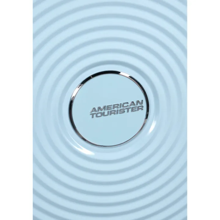 Reistrolleys|Reiskoffers>American Tourister Soundbox Spinner 77/28 TSA Expandable pastel blue