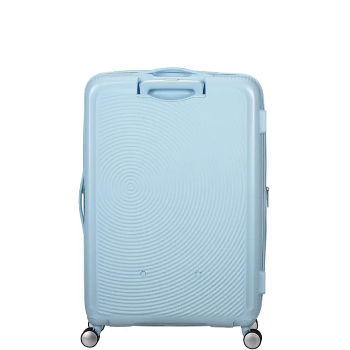 Reistrolleys|Reiskoffers>American Tourister Soundbox Spinner 77/28 TSA Expandable pastel blue