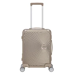 Transavia Trolleys|Handbagage Trolleys>American Tourister Soundbox Alu Spinner 55/20 TSA bronze