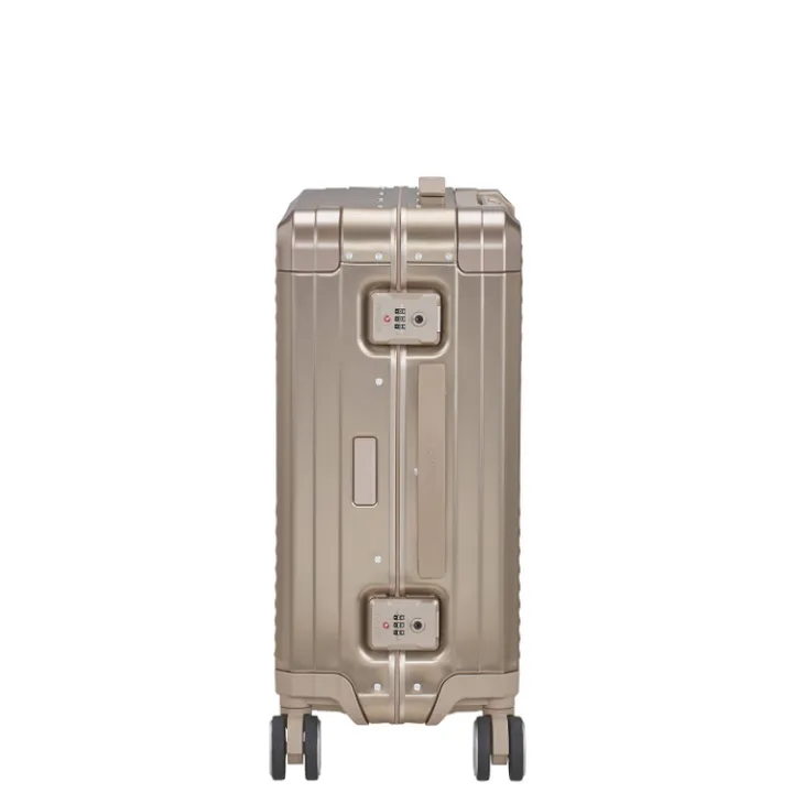 Transavia Trolleys|Handbagage Trolleys>American Tourister Soundbox Alu Spinner 55/20 TSA bronze