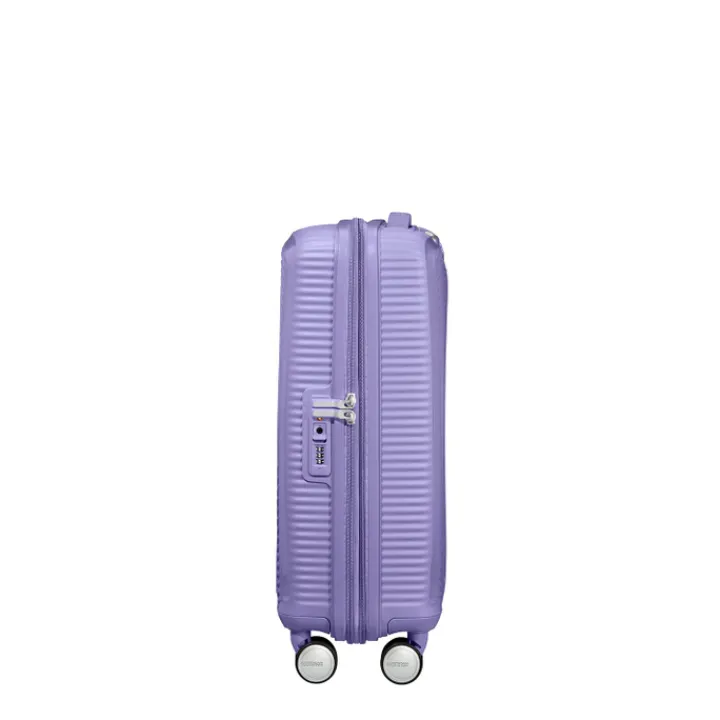 Transavia Trolleys|Ryanair Trolleys>American Tourister Soundbox Spinner 55 Expandable lavender