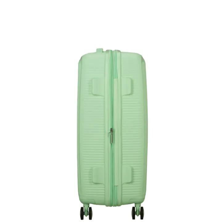 Reistrolleys|Reiskoffers>American Tourister Soundbox Spinner 67/24 TSA Expandable pastel green