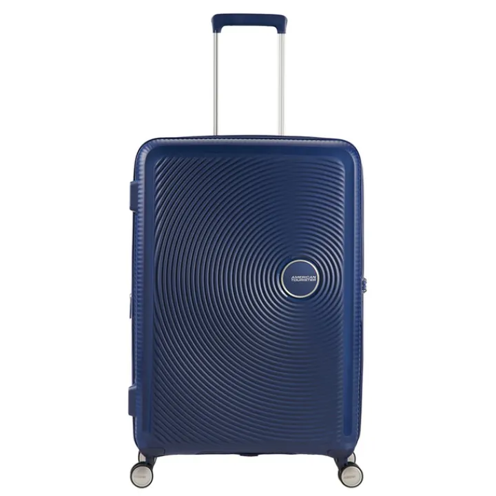 Reistrolleys|Reiskoffers>American Tourister Soundbox Spinner 67 Expandable midnight navy
