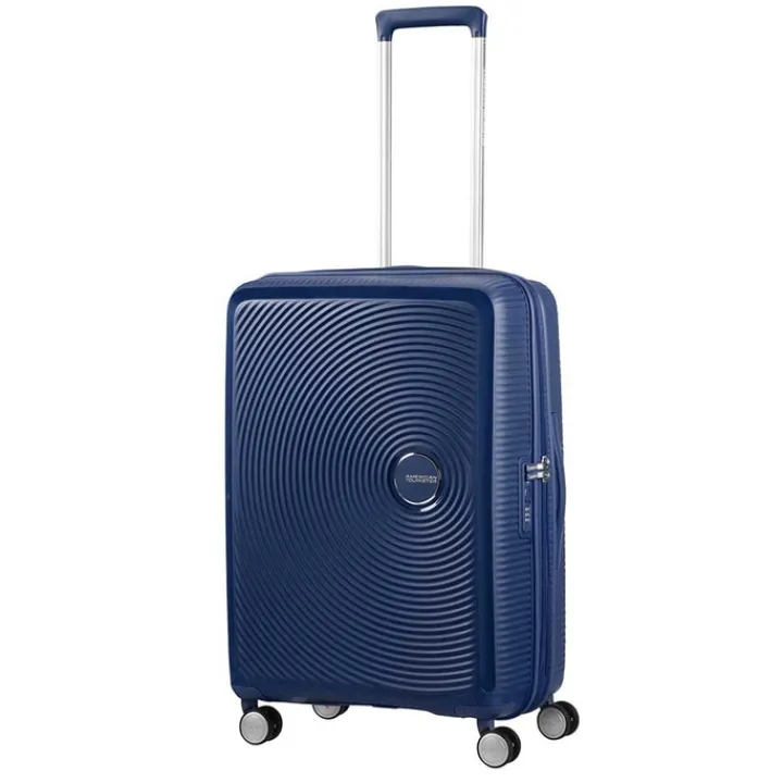 Reistrolleys|Reiskoffers>American Tourister Soundbox Spinner 67 Expandable midnight navy