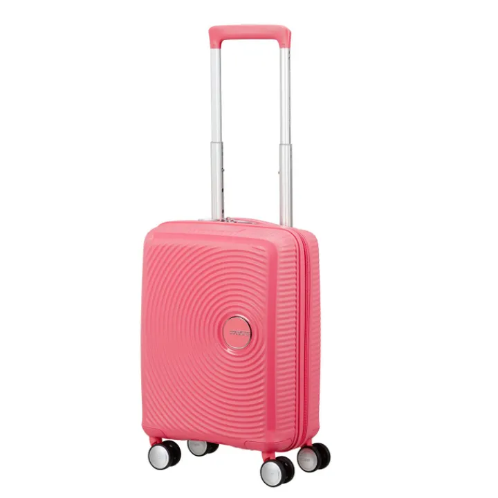 Kindertrolleys|Kinderkoffers>American Tourister Soundbox Mini Spinner 47 sun kissed coral