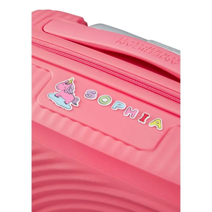 Kindertrolleys|Kinderkoffers>American Tourister Soundbox Mini Spinner 47 sun kissed coral