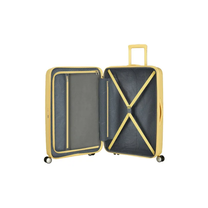 Reistrolleys|Reiskoffers>American Tourister Soundbox Spinner 77/28 TSA Expandable pastel yellow