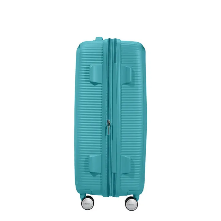 Reistrolleys|Reiskoffers>American Tourister Soundbox Spinner 67 Expandable turquoise tonic
