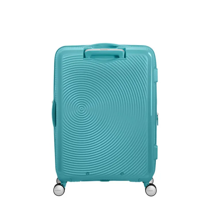Reistrolleys|Reiskoffers>American Tourister Soundbox Spinner 67 Expandable turquoise tonic