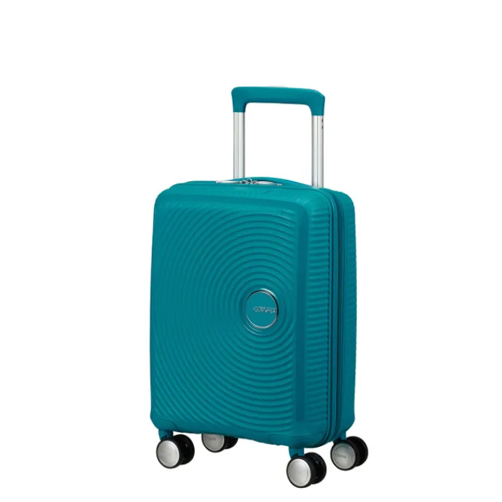 Kindertrolleys|Reiskoffers>American Tourister Soundbox Mini Spinner 47 deep teal