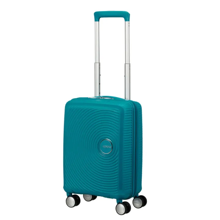 Kindertrolleys|Reiskoffers>American Tourister Soundbox Mini Spinner 47 deep teal