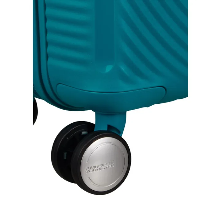 Kindertrolleys|Reiskoffers>American Tourister Soundbox Mini Spinner 47 deep teal