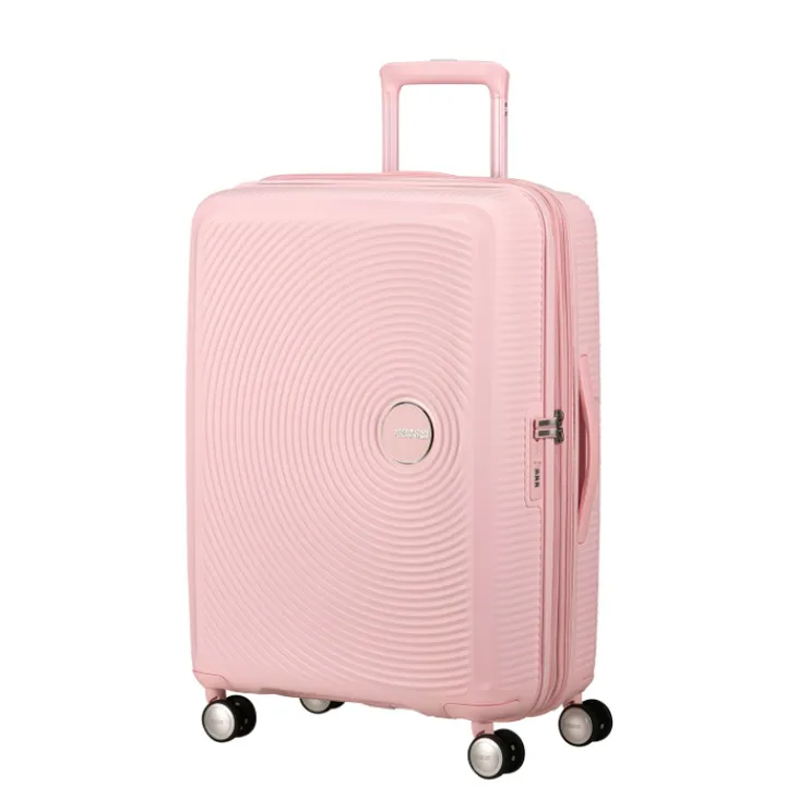 Reistrolleys|Reiskoffers>American Tourister Soundbox Spinner 67/24 TSA Expandable pastel pink