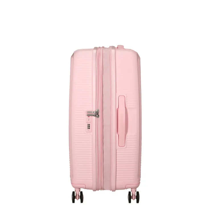 Reistrolleys|Reiskoffers>American Tourister Soundbox Spinner 67/24 TSA Expandable pastel pink