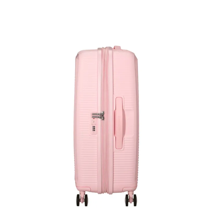 Reistrolleys|Reiskoffers>American Tourister Soundbox Spinner 67/24 TSA Expandable pastel pink