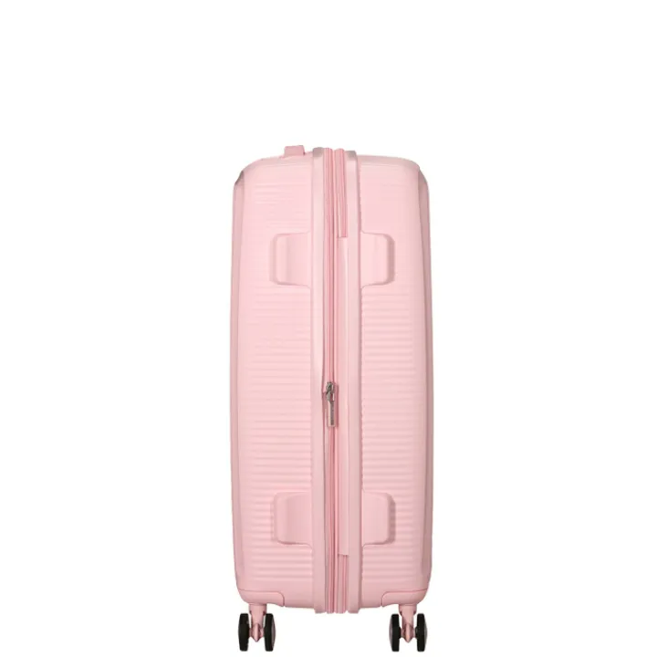 Reistrolleys|Reiskoffers>American Tourister Soundbox Spinner 67/24 TSA Expandable pastel pink