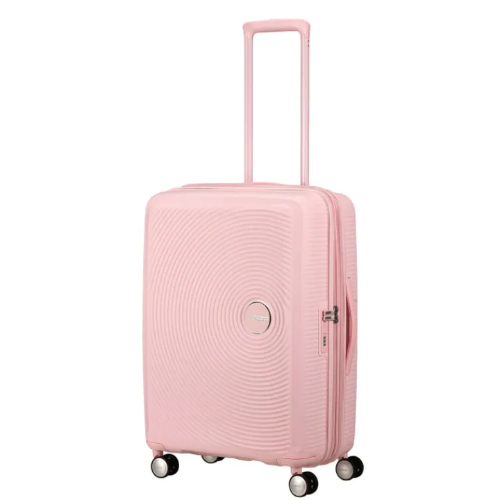 Reistrolleys|Reiskoffers>American Tourister Soundbox Spinner 67/24 TSA Expandable pastel pink