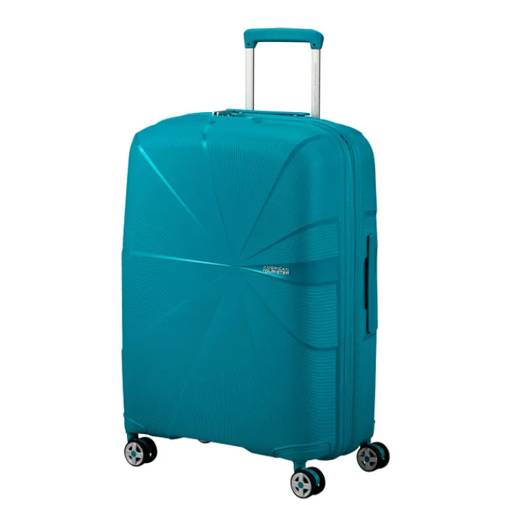 Reistrolleys|Reiskoffers>American Tourister Starvibe Spinner 67 EXP verdigris