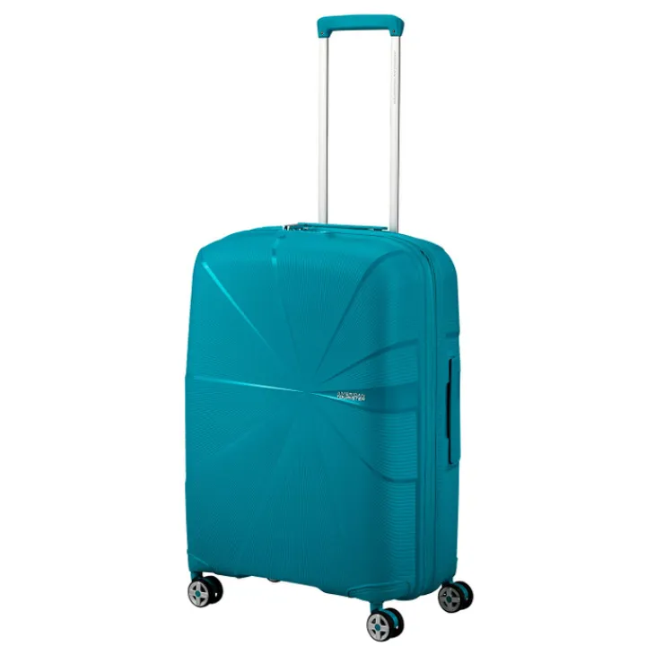 Reistrolleys|Reiskoffers>American Tourister Starvibe Spinner 67 EXP verdigris