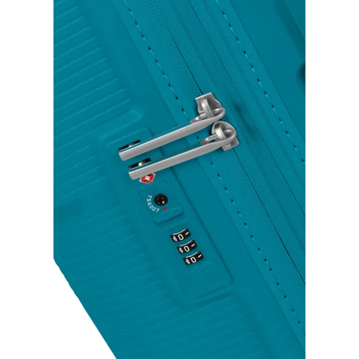 Reistrolleys|Reiskoffers>American Tourister Starvibe Spinner 67 EXP verdigris