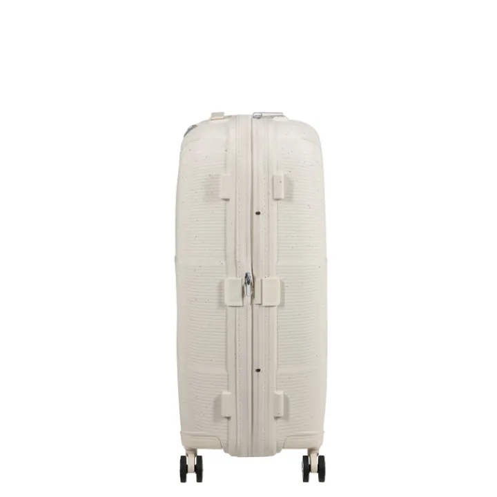 Reistrolleys|Reiskoffers>American Tourister Starvibe Spinner 67/24 Expandable TSA Ltd cream speckles