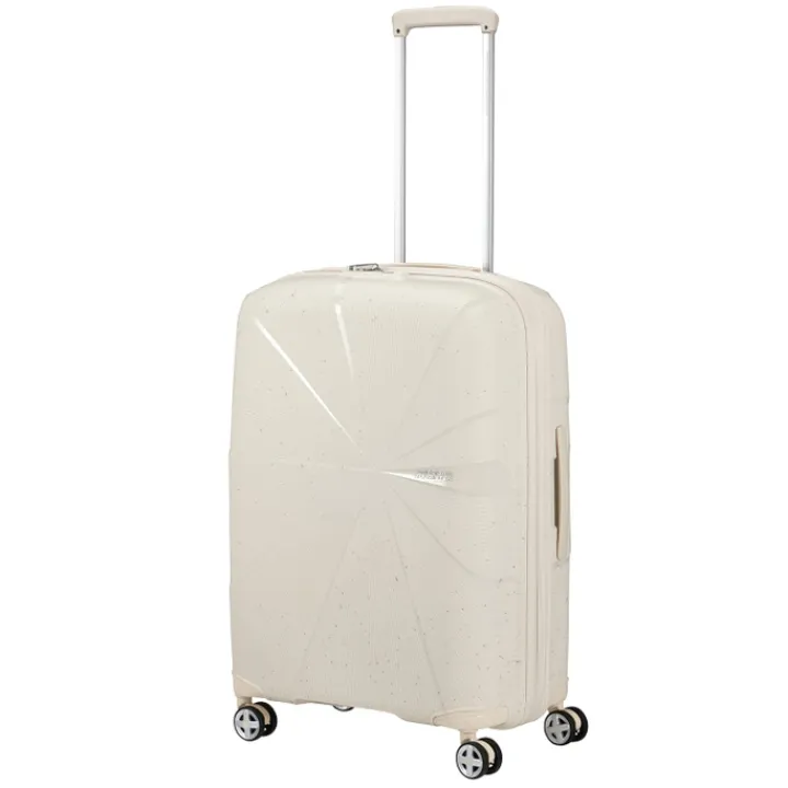 Reistrolleys|Reiskoffers>American Tourister Starvibe Spinner 67/24 Expandable TSA Ltd cream speckles