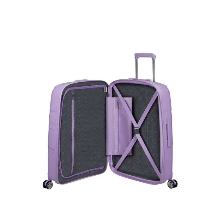 Reistrolleys|Reiskoffers>American Tourister Starvibe Spinner 67 EXP digital lavender