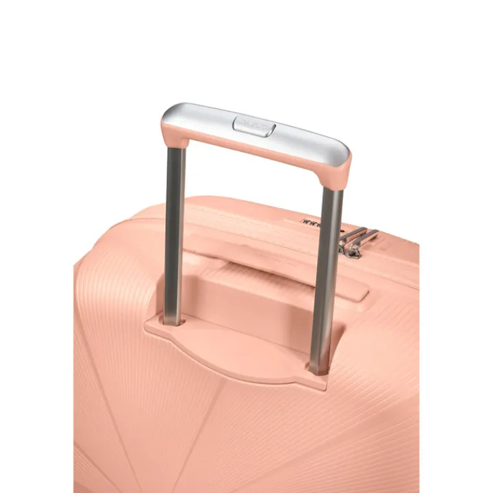 Reistrolleys|Reiskoffers>American Tourister Starvibe Spinner 67 EXP met. peach