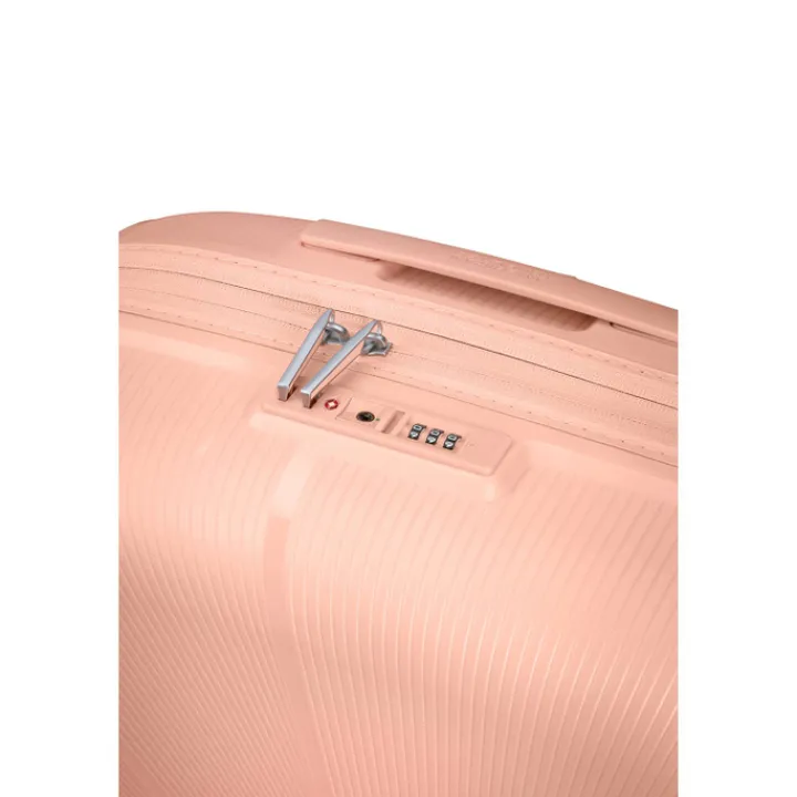 Reistrolleys|Reiskoffers>American Tourister Starvibe Spinner 67 EXP met. peach