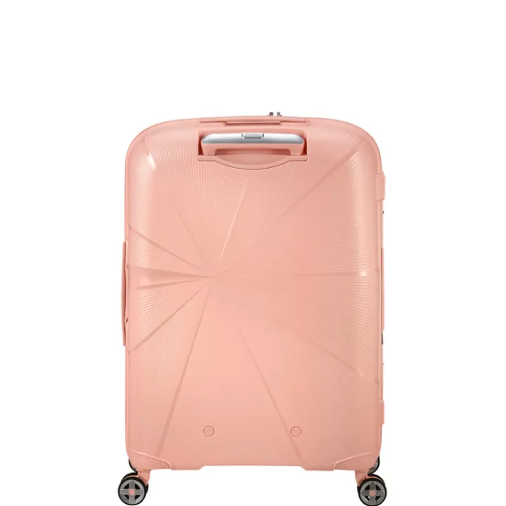 Reistrolleys|Reiskoffers>American Tourister Starvibe Spinner 67 EXP met. peach