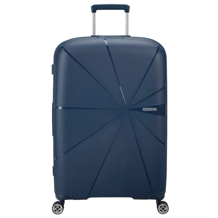 Reistrolleys|Reiskoffers>American Tourister Starvibe Spinner 77 EXP navy