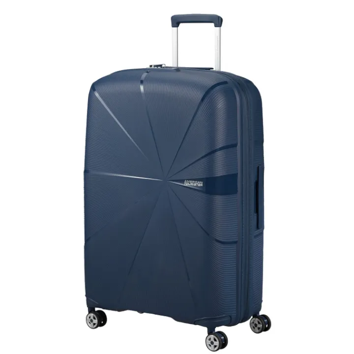 Reistrolleys|Reiskoffers>American Tourister Starvibe Spinner 77 EXP navy