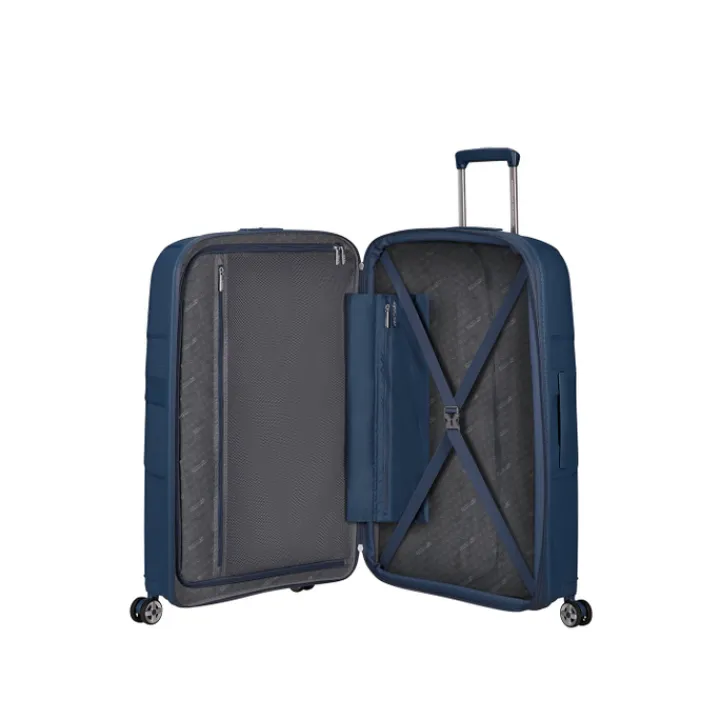 Reistrolleys|Reiskoffers>American Tourister Starvibe Spinner 77 EXP navy