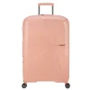 Reistrolleys|Reiskoffers>American Tourister Starvibe Spinner 77 EXP met. peach