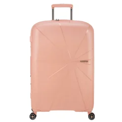 Reistrolleys|Reiskoffers>American Tourister Starvibe Spinner 77 EXP met. peach